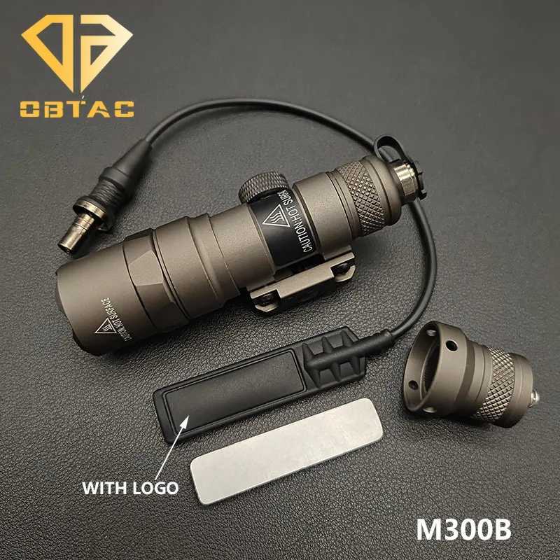 Sotac SF M600C M600 M300 Tactical Scout Light Rifle Weapon Flashlight LED Hunting Spotlight Momentary Pressure Pad Switch XJ250701