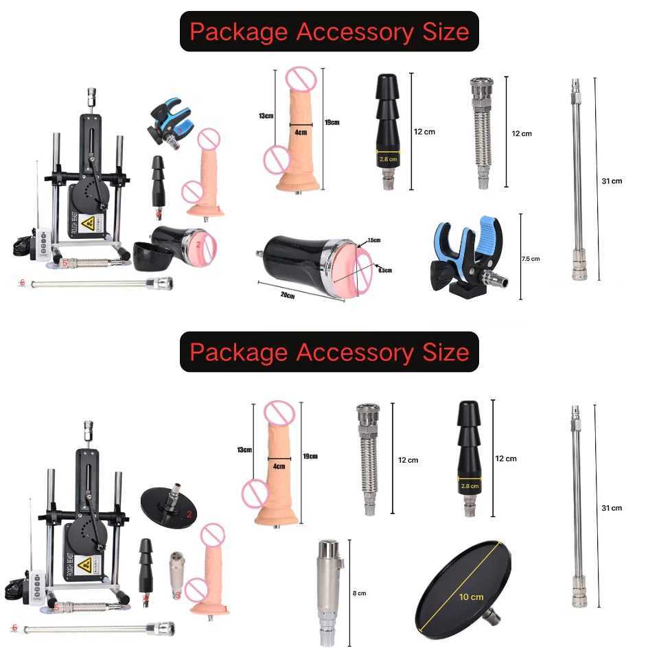 Rough Beast Female Sex Machine Automatic Masturbation Pump Gun Remote Control Adult Sex Machine and Big Dildo Sex Machine Toy W250702