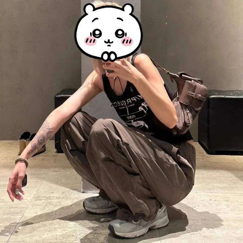 MBTI Vintage Womens Shoulder Y2k Punk American Retro Motorcycle Handbag Designer Cool Girl Advanced Mens Armpit Bag