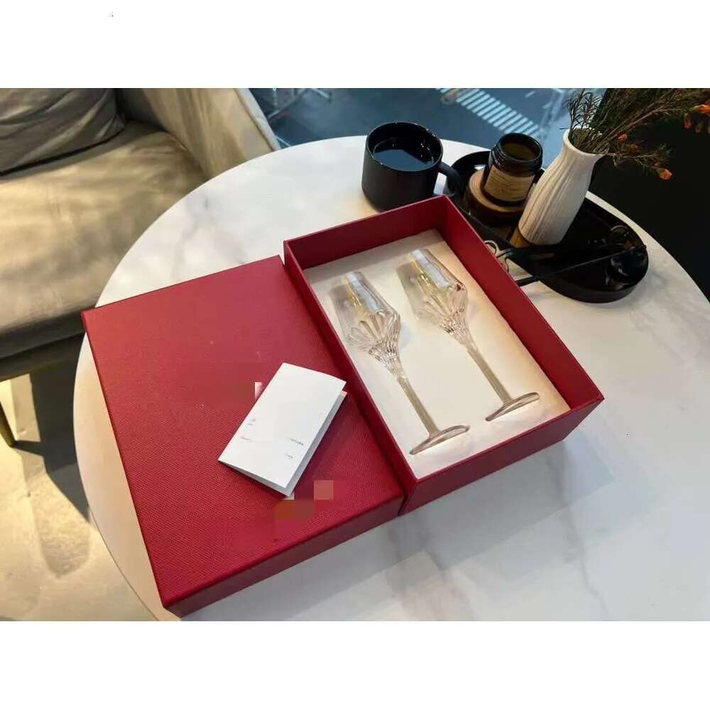 Praise Of Light Cognac Wine Glass Crystal Tall Whiskey Smell Cup Gift Box Set 12315