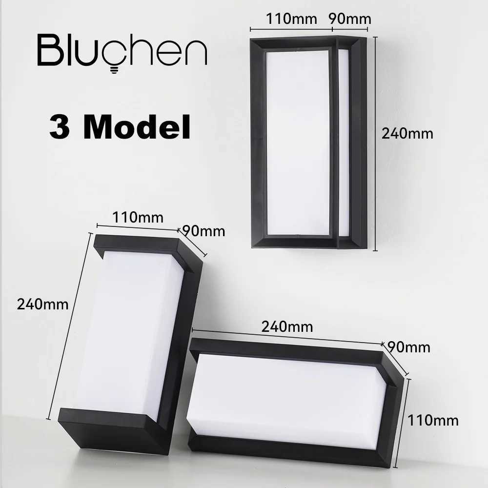 Outdoor Wall Lamp LED 24W Waterproof Outside Wall Lights AC90-260V Exterior Wall Sconces for Hotel Villa Big Porch Garden Gate XJ250624