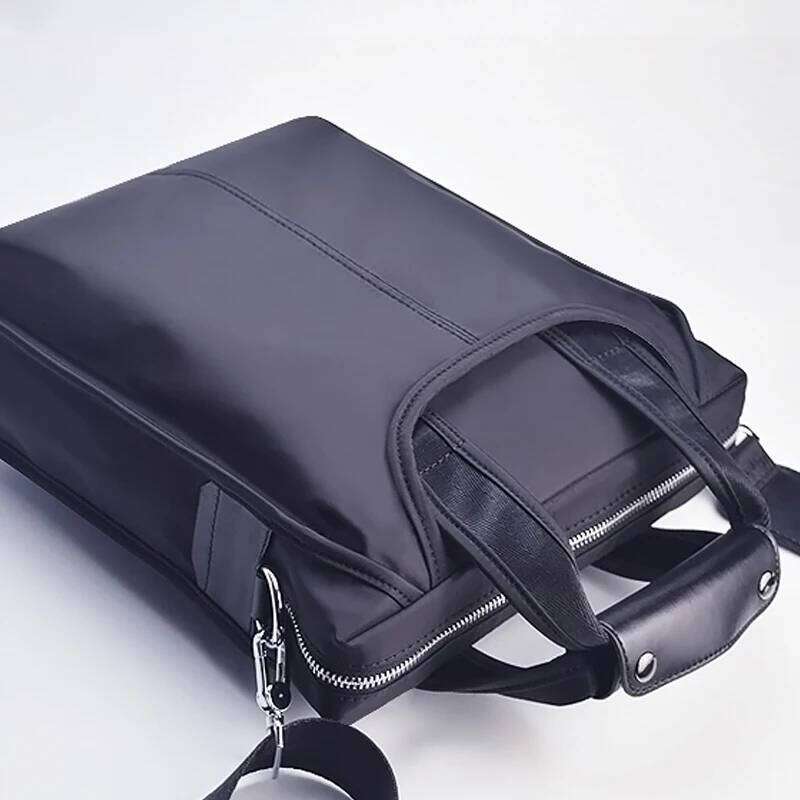 New Zipper Single Shoulder Oxford Fabric Business Briefcases Messenger Vertical Men's Bags Casual Handbags
