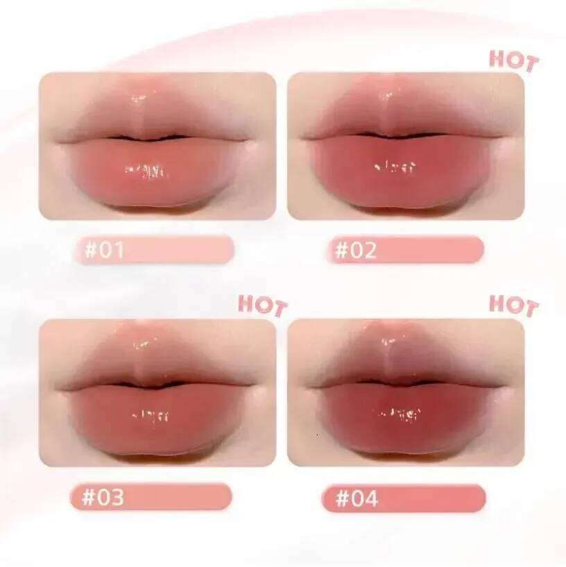 Judydoll Jelly Glaze Non-stick Moisturizing Hydration Water Glass Liquid Lipstick Care Beauty Cosmetics Makeup Lip Tint X250702