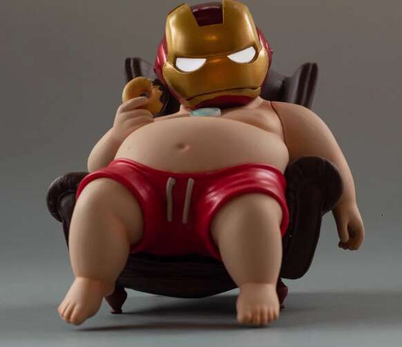 Avengers Figure Marvel's Little Fat Kingdom Series 014 Trendy GK Statue Perfect for Home Decoration and a Fantastic Gift for Marvel Fans