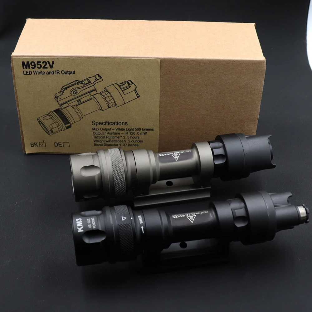 Hunting Tactical Light M952V IR Illuminator Scout Light Infrared 500 Lumens LED White Light with QD MountXJ250701