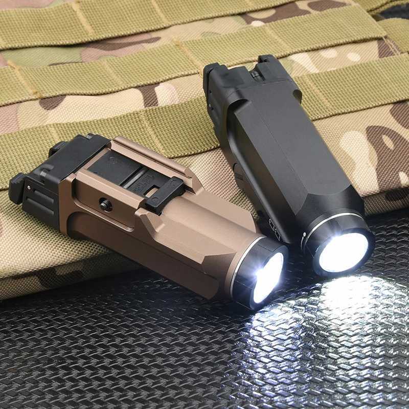 WADSN TR-9 X Strong Tactical Flashlight 1000 Lumens TR-7 Strobe Hunting Airsoft Weapon Light Dual Function Switch For GLOCK 17 19XJ250701