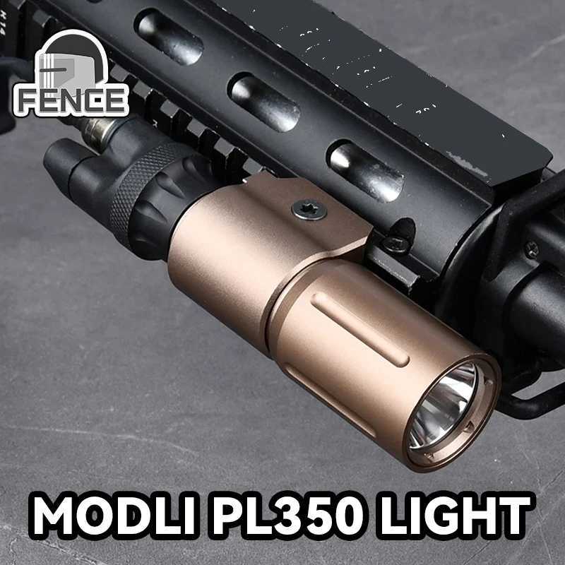 WADSN PL350 PLHv2 Flashlight 18350 16340 Tactical Pistol Gun Light High Power Metal Lamp Fit 20mm Picatinny Rail Airsoft Hunting XJ250701