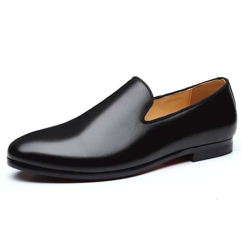 Men's Casual Shoes Genuine Leather Men Trendy Loafers Moccasins Mens Light Comfortable Driving Wedding Flats