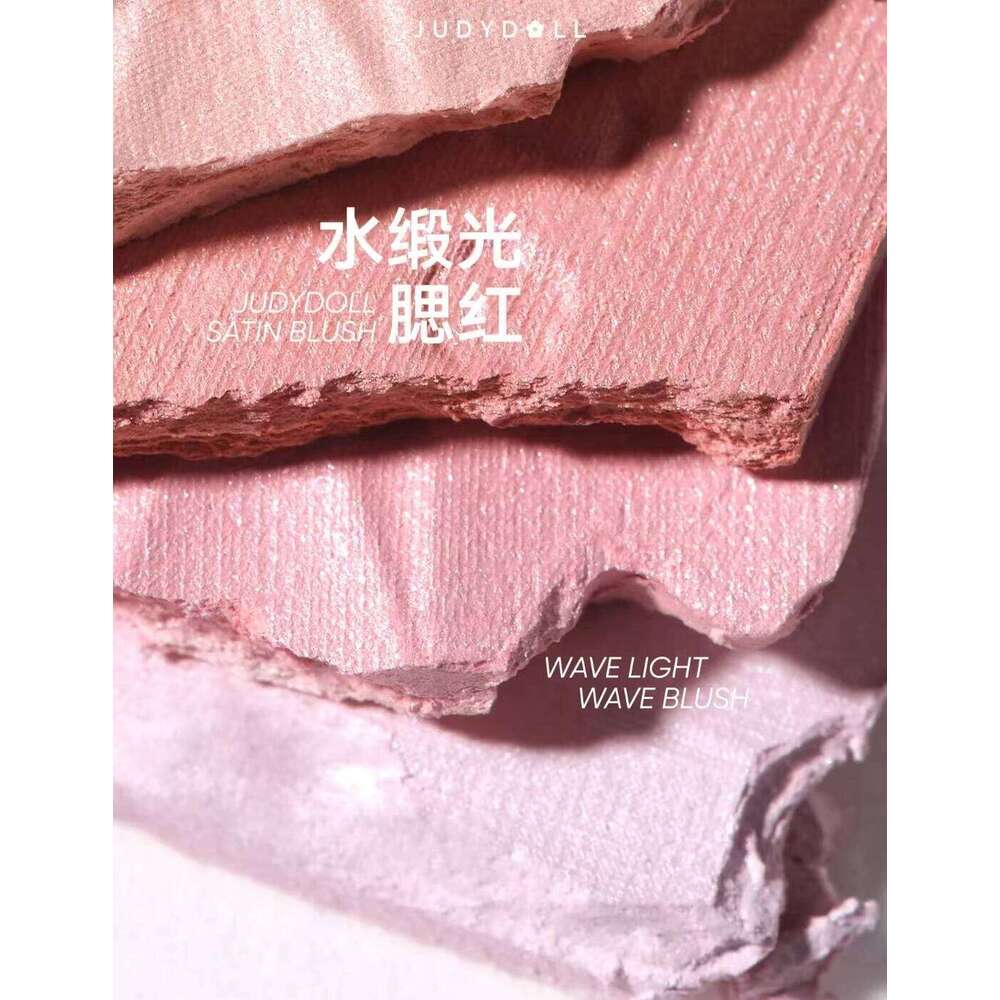 Judydoll Blush Powder Stain Matte Wave Light Shimmer Rouge Longlasting Natural Brightening Cheek Tint Contour Makeup 5g X250702