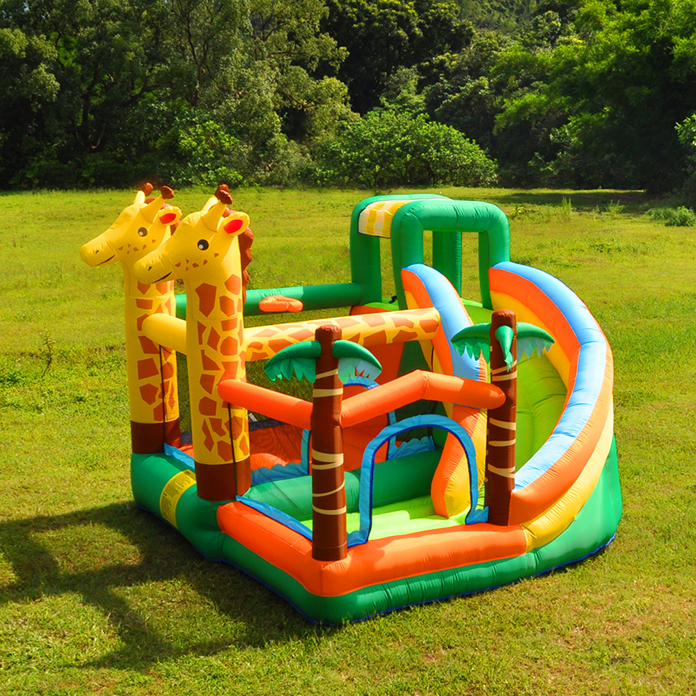 Stylish Castled Frame Combined with Extra Protective Padding: Perfect Family Fun Jump Mat