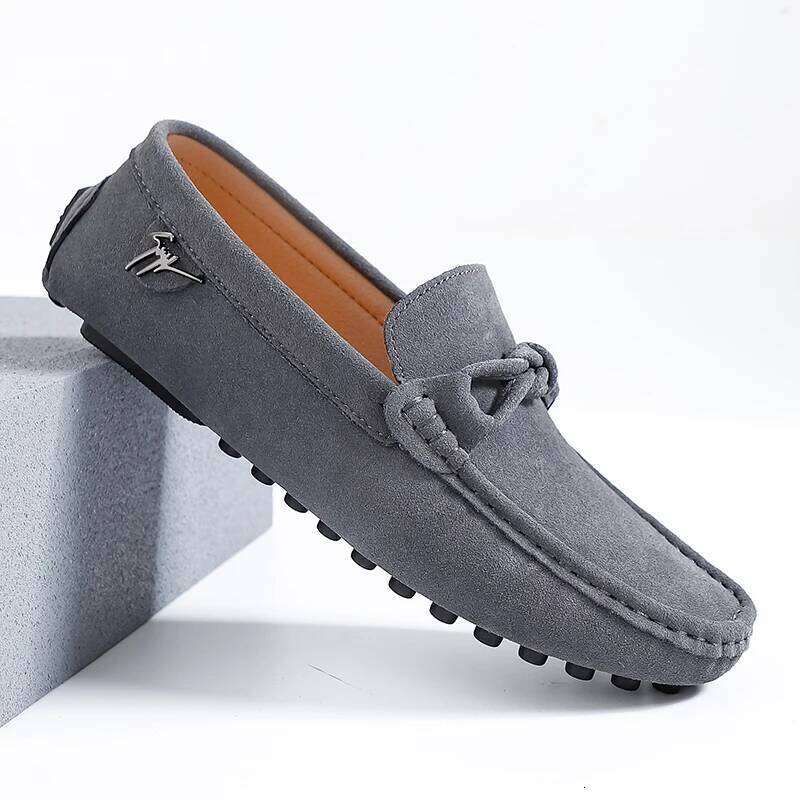 British Style Fashionable Red High-end Banquet Dress Commuting Driving Work Loafer for Men's Anti Slip Shoes