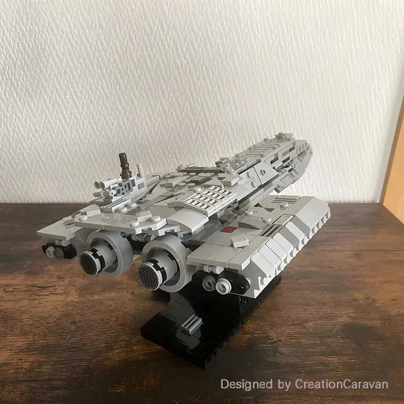 NEW MOC Spaceship BC-304 Daedalus-Class Battlecruiser Midi-Scale Building Blocks Kit DIY Bricks Model Toys Gift for Kids Adults Y250701
