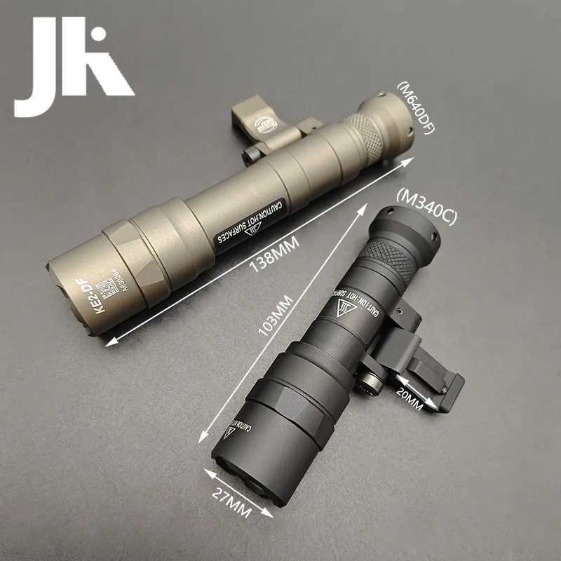 Sotac Surefir Airsoft M600 M300 M640DF M640V M340V M340C Tactical Flashlight M640 M340 Weapon Scout Light 20MM Picatinny Rail XJ250701