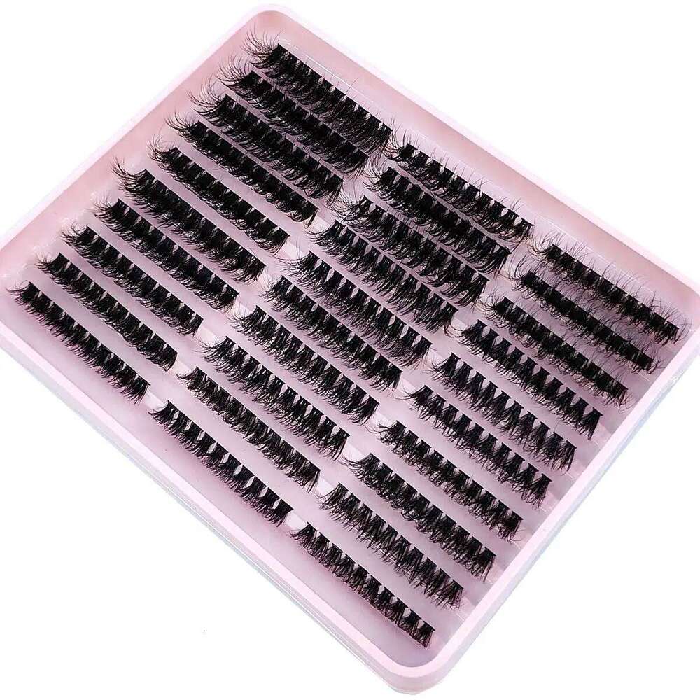 290/300Pcs 5D Fluffy Thick Clusters D/DD Curl Wispy Individual Lashes 60+80+100 Mix Eyelash Extensions False Eyelashes X250702