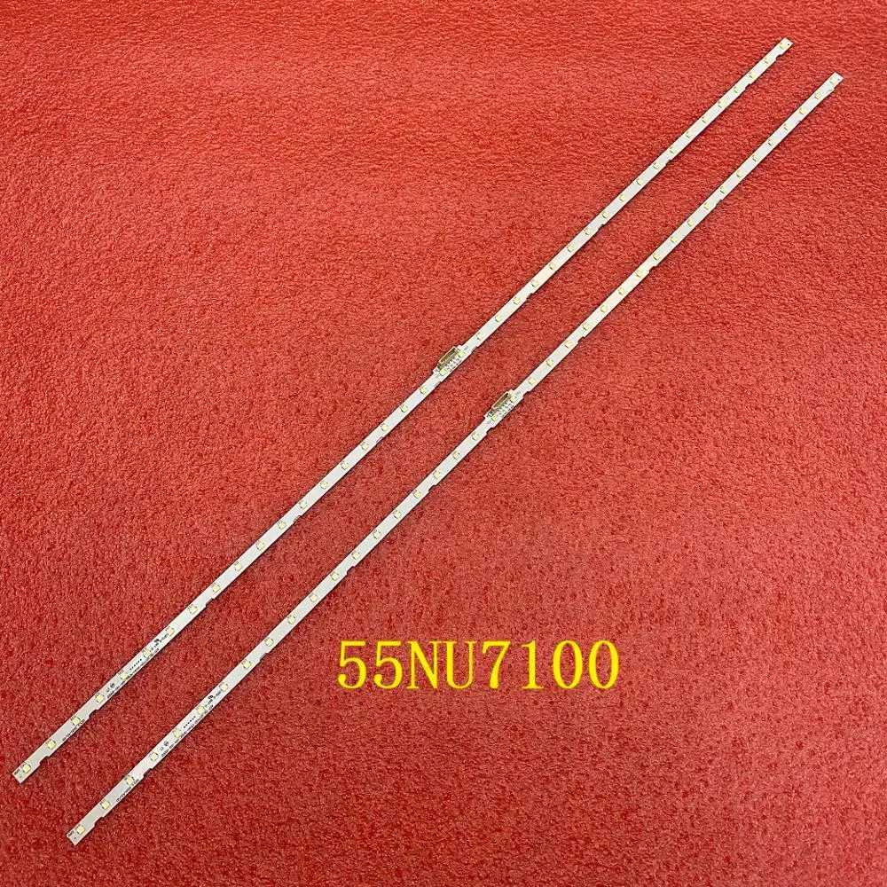 LED strip(2)For Samsung UE55NU7379 UE55RU7179 UN55NU7100F UN55NU7100 UE55NU6035 UE55NU7372U UE55NU7105K UN55NU7300 W250701