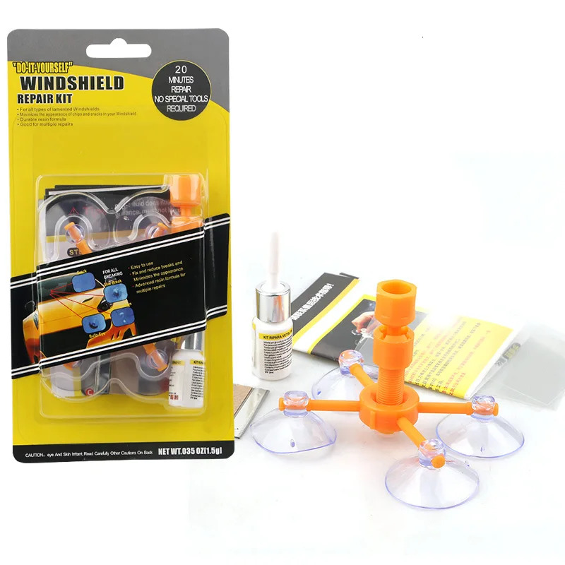 Glass Repair Kit Windshield Cracks Invisible Repairing Liquid Kit DIY Glass Filler Repair Kit For Repairing Glass Chips Cracks