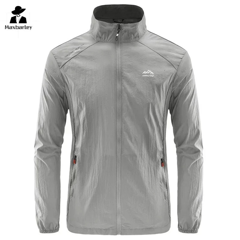 Mens Summer Skin Quick Dry Hiking Jacket Waterproof Sun UV Protection Coats Men Outdoor Sports Fishing Camping Running Jacket 250626