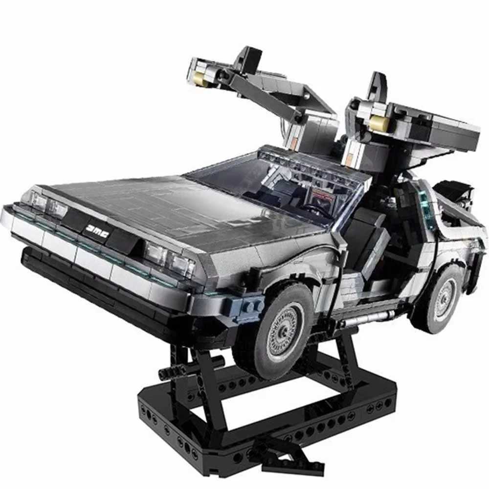 1872PCS Back to the Future Time Machine DeLorean DMC-12 Building Blocks Car Building Blocks Childrens Gift Toys XJ250702