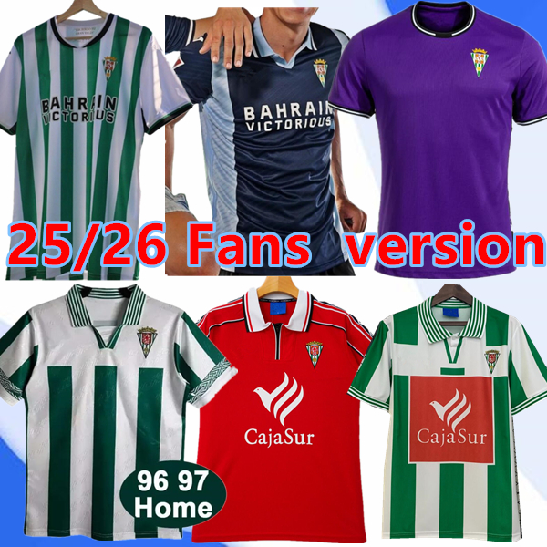 25 26 Cordoba CF 70-Year Soccer Jersey WEGERLE CUADRADO JURANOVIC States HARKES RAMOS BALBOA 2025 JONES Retro 96 97 Classic football shirts Kit classic Vintage Jersey