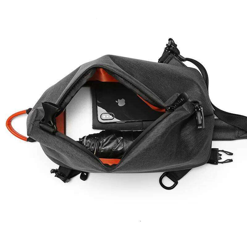 Multifunction Fashion Casual Anti Theft for Male Single Shoulder Sling Bag Chest Durable Mini Travel Pouch