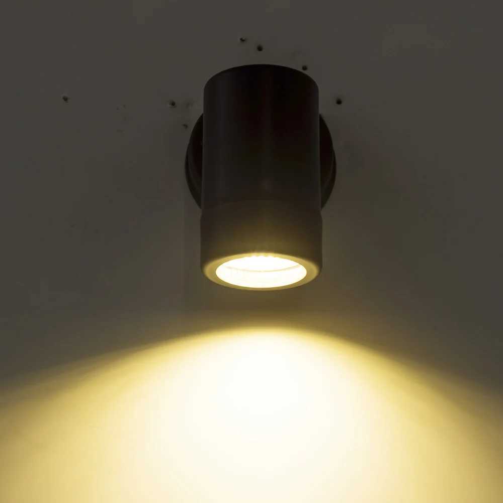 Plastic Waterproof LED Wall Light with GU10 Socket for Outdoor and Indoor Modern Outdoor IP 65 Wall Lamp LED XJ250624