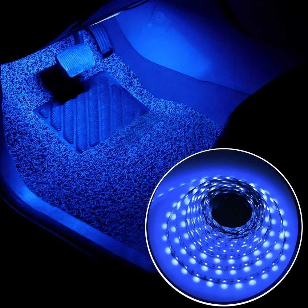 Blue 5V USB Charging LED Strip Lights for Smart TV Backlight for Gaming Room Decoration Home Bedroom Room Car Decor Lighting Lamp W250701