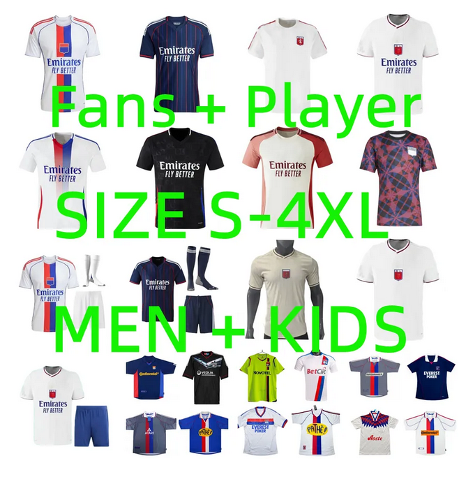 25 26 Lyons MIKAUTADZE soccer jerseys 2025 2026 75th Olympique Lyonnais BENRAHMA CAQUERET MANGALA CHERKI DIAWARA DIOMANDE FOFANA football Player version uniforms