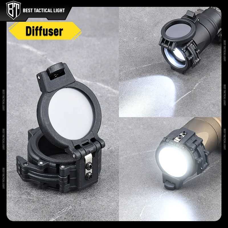 WADSN SF Surefir M300A Tactical Flashlight White Light With Diffuser IR Light Lamp Cover Hunting Weapon Airsoft Scout LightXJ250701