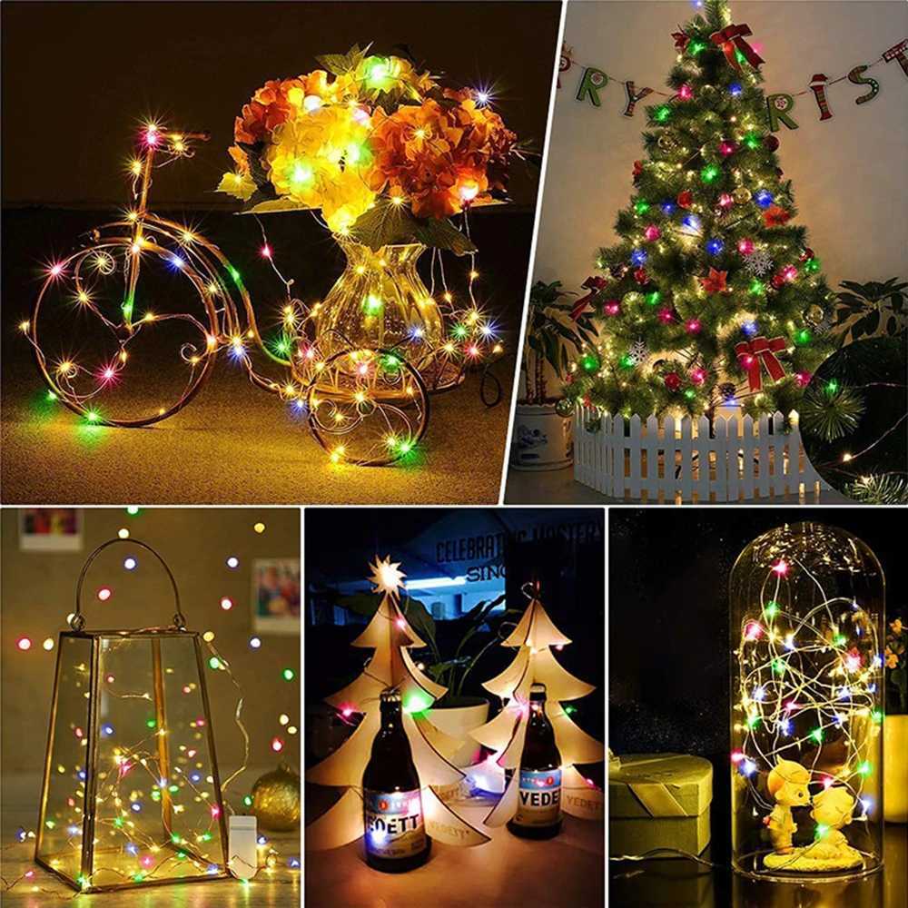 50M 100M LED Fairy String Lights Outdoor Waterproof Copper Wire Bendable for Home Garden Party Wedding Christmas Decoration W250701