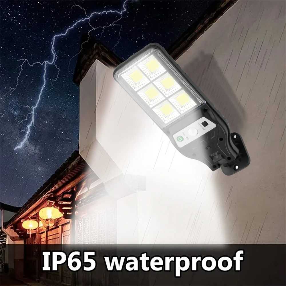 1pc Solar lights outdoor lighting motion sensors suitable for garages gardens and parks. Emergency light usageXJ250624