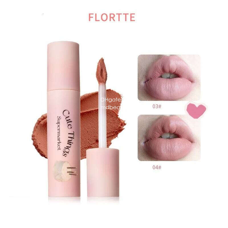 FLORTTE Meria Cream Daily Base d Glaze Light Cover Mist Deep Lip Eraser lipstick lip gloss maquillaje X250702