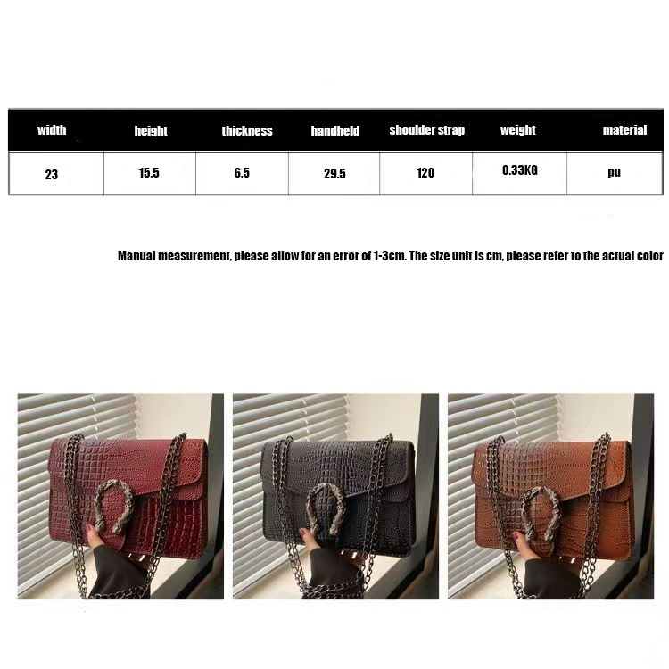 Luxury Designer Bag Casual Handbag Spacious Armpit Top Quality Fashion Shoulder Bag Advanced Leather Zipper Closure Wine God Bag Chain Bag