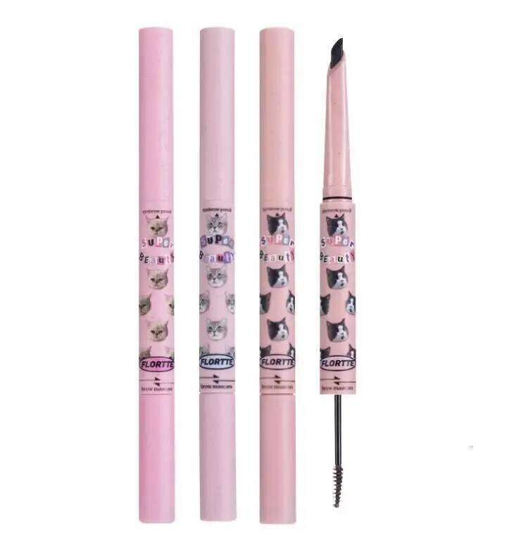 FLORTTE Pencil Eyebrow g Cream 2-in-1 Dual Head Blade Long Lasting Waterproof Beginner Makeup Cosmetics X250702