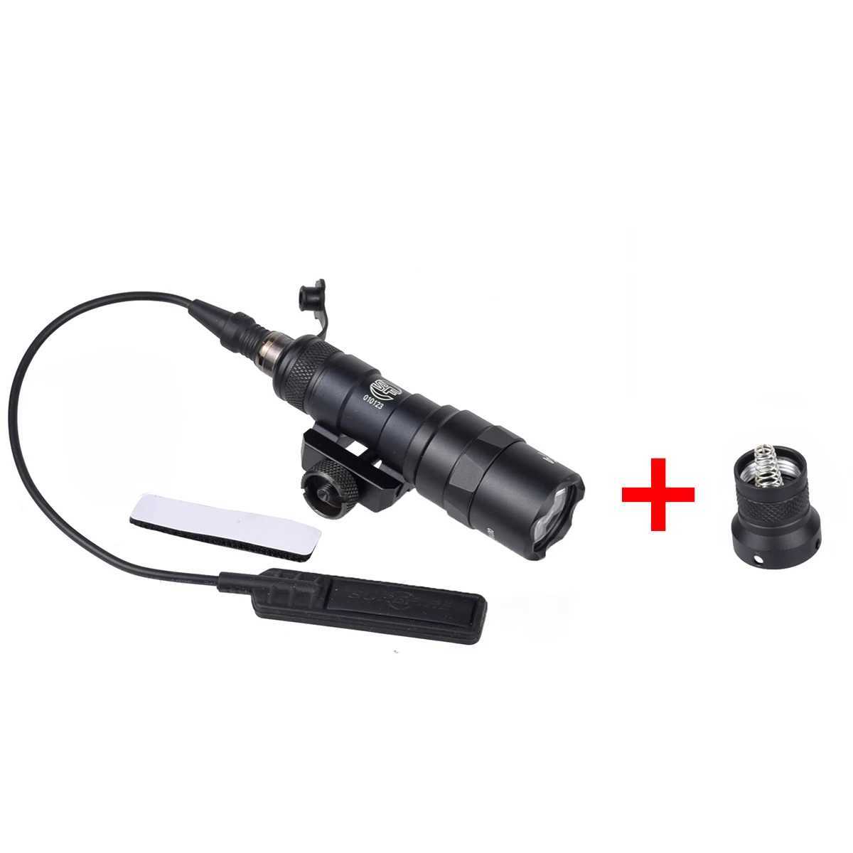 Tactical SureFire M300 M300B M300C Airsoft Weapon Flashlight Hunting Scout Torch Rifle AR15 Gun LED Light Button Remote SwitchXJ250701