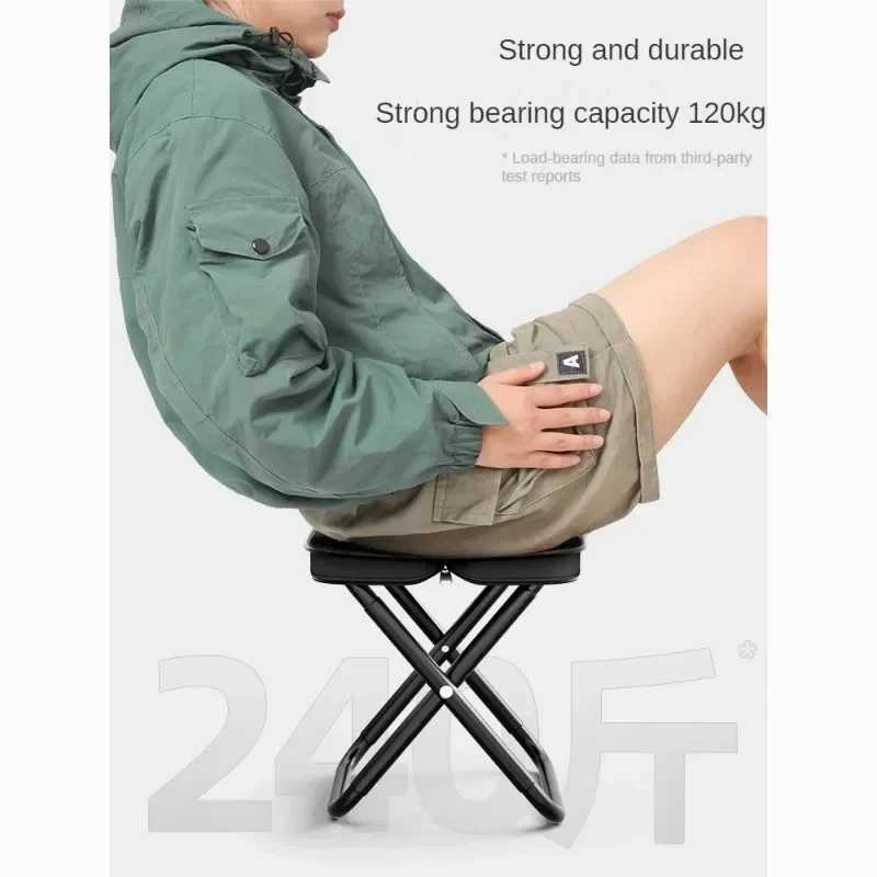 Portable multifunctional outdoor picnic camping folding chair ultra light fishing stool travel stool fishing accessories M250703