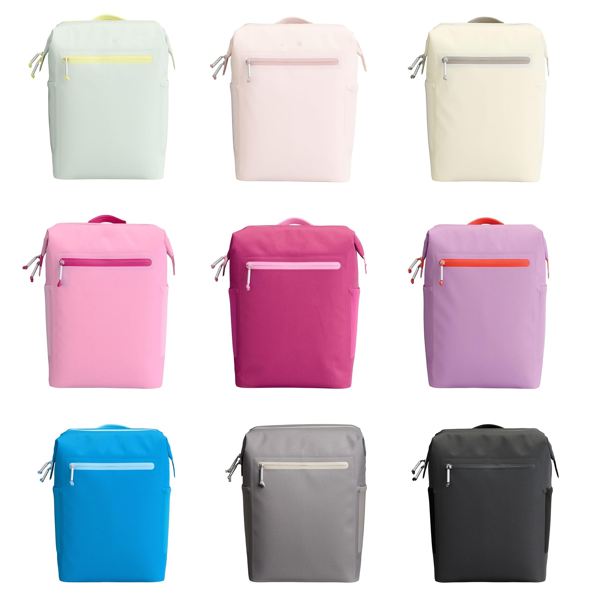 The All Day Madeleine Midi Cooler Backpack Lunch Bag Lunch Box Travel Cooler Bag with Logo | 20 Can | 14.8 QT | 14.0 L