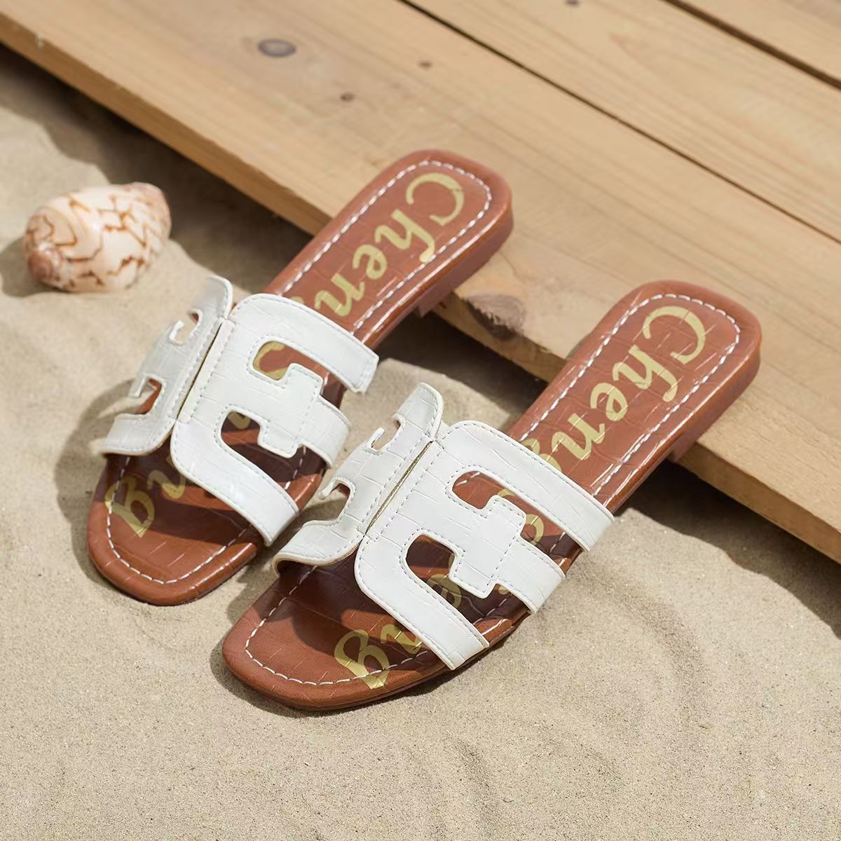 Designer sandals coach slippers bath leisure walking comfortable slide soft cotton slippers fashion Beach madam slippers luxu sandale New product 7890
