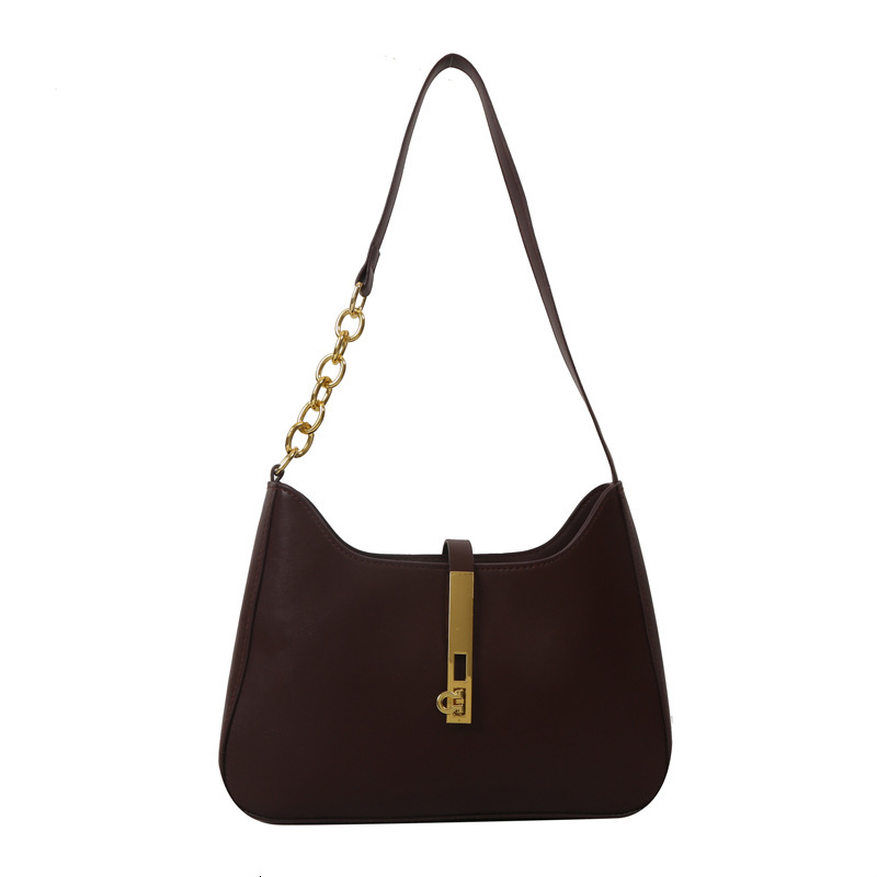 Designer Women's Texture Bag 2025 New Solid Color PU Underarm Bag Commuter Multi Functional Crossbody Bag Free Shipping Women's Shoulder Bag
