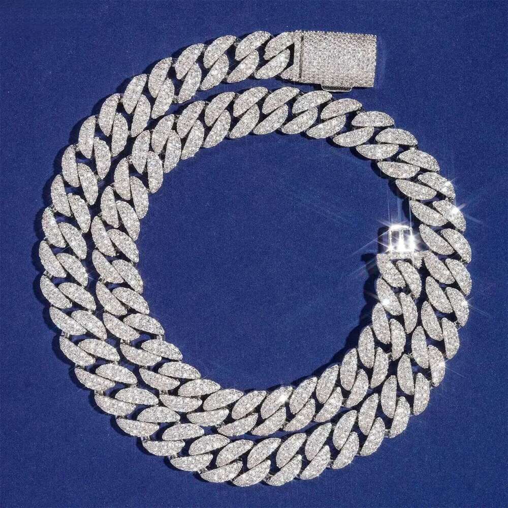 Hip Hop Rapper-Inspired Neckwear by K Rock: Durable Gold Plate SS Cubic Zirconia Double Row Pendant Accessory