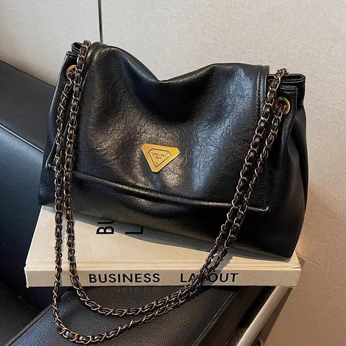 Designer Bag Luxury Bag Large Capacity Bag Shoulder Bag Luxury Crossbody 2025 Ladies Flap Fashion Handbag Square Leather Black Chain Bag High Quality 