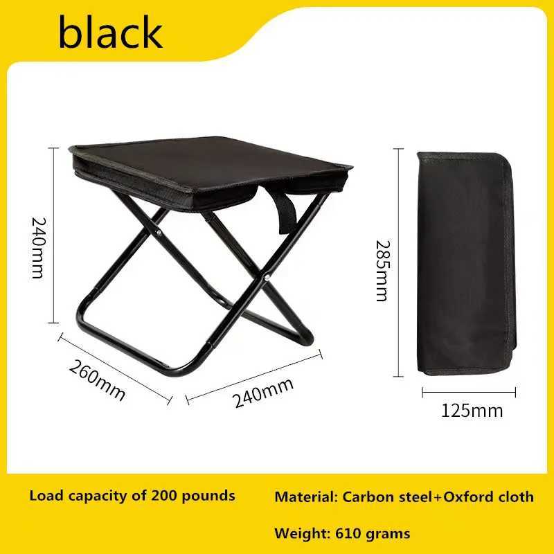 Portable multifunctional outdoor picnic camping folding chair ultra light fishing stool travel stool fishing accessories M250703