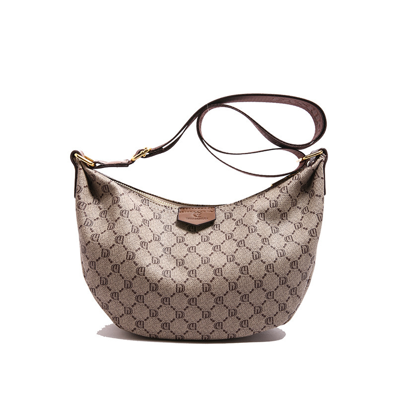 Free shipping designer High-End Large Capacity Dumpling Bag for Women 2025 New Crescent Bag Internet Celebrity Pea Bag Single Shoulder Crossbody Bag