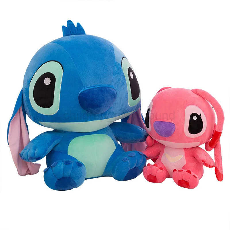 DISNEY 35/45/60cm Big Size Disney Giant Cartoon Stitch Plush Dolls Lilo Stitch Stich Plush Toy Doll Children Stuffed Toy Birthday Gif W250703