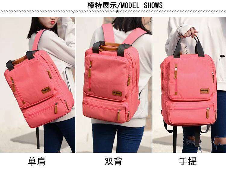 Casual Business Men Computer Light 15 inch Laptop Bag 2023 Waterproof Oxford cloth Lady Anti-theft Travel Backpack Gray