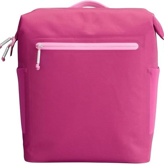 The All Day Madeleine Midi Cooler Backpack Lunch Bag Lunch Box Travel Cooler Bag with Logo | 20 Can | 14.8 QT | 14.0 L