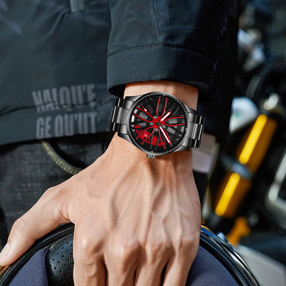 LIGE Men's Quartz Watch Waterproof Watch Top Brand Men's and Women's Universal Style Square Case Fashion Business Watch Holiday Gift Pe