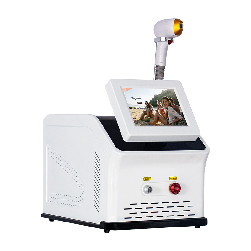 808NM Diode Laser For Skin Regeneration And Hair Removal Smooth Skin Pain Free Cryogenic Point Hair Removal 808 755 1064NM
