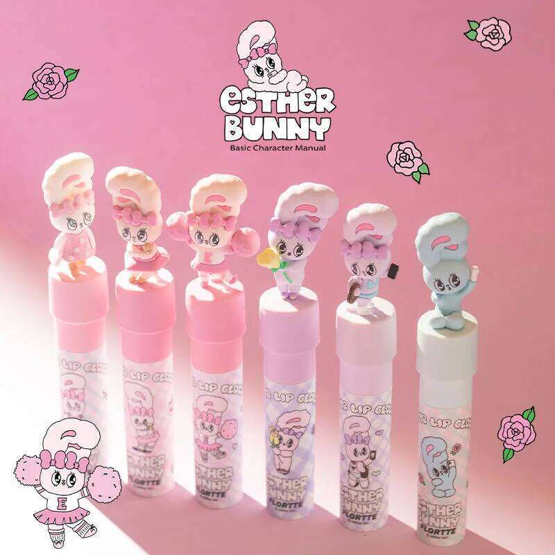 FLORTTE Bunny Cream Matte Veet Silk Lip d Long Lasting Cute Lipstick Korean Makeup Vegan X250702