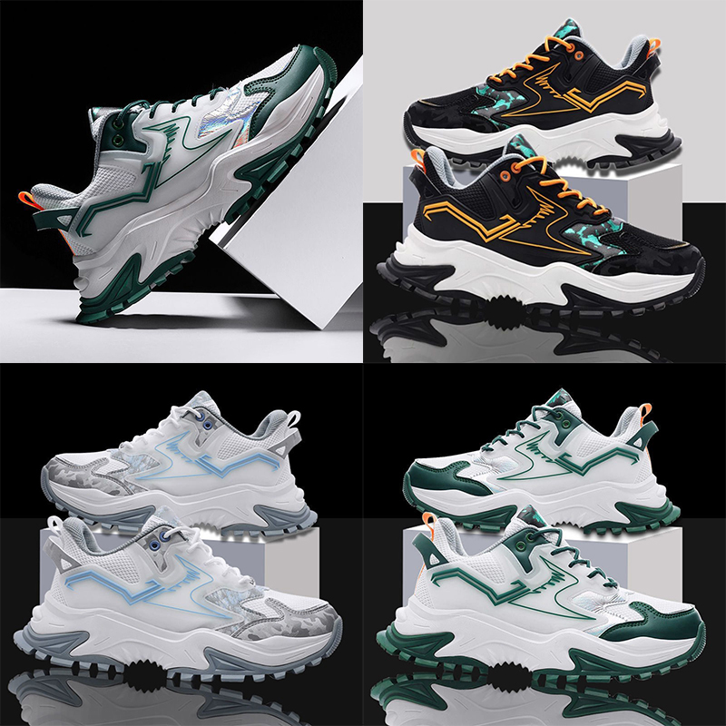 mens trainers running shoes sneakers for men designer shoes comfort breathable soft sole sports non-slip outdoor height increasing mens shoes size 39-