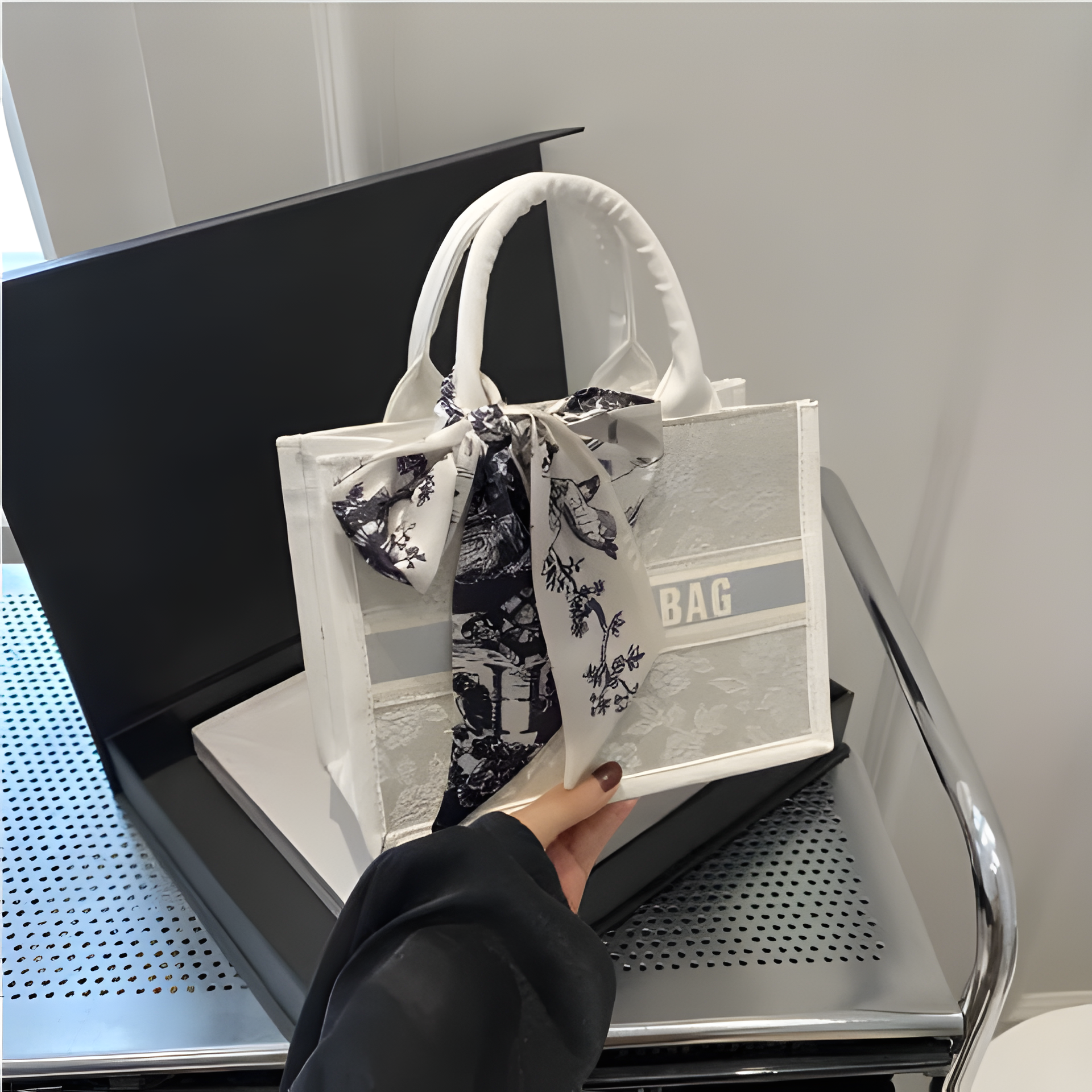 Tote Shoulder Beach Designer 2025 Women 3 Polyester Letters Black White Sier Bags Large Capacity Shopping Bag Casual Free shipping